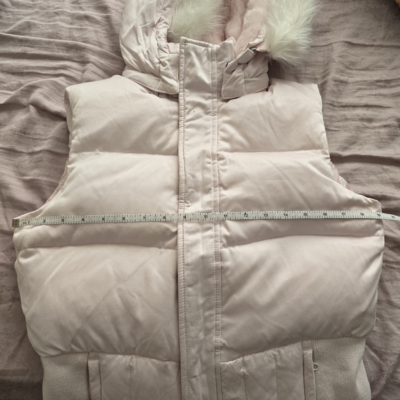 TALULUA - Faux white fur trim around hoodie - Picture 5 of 6